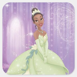Princess Tiana Square Sticker