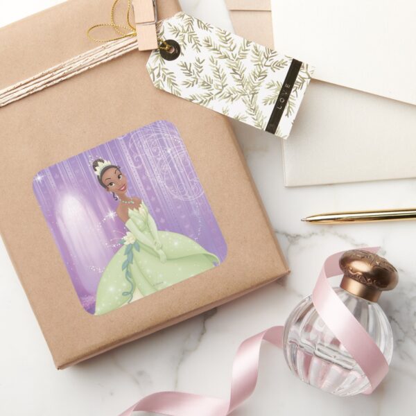 Princess_Tiana_Square_Sticker_5 Princess Tiana Square Sticker