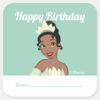 Princess_Tiana___A_Gift_From_-_Birthday_Square_Sticker_1 Princess Tiana A Gift From Birthday Square Sticker