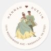 Princess_Tiana_and_Naveen_Wedding_Classic_Round_Sticker_2 Princess Tiana And Naveen Wedding Classic Round Sticker