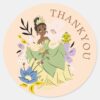 Princess_Tiana_l_Girls_Birthday_Sleepover_Classic_Round_Sticker_2 Princess Tiana L Girls Birthday Sleepover Classic Round Sticker