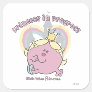 Princess In Progress Square Sticker
