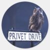 Privet_Drive_Classic_Round_Sticker_1 Privet Drive Classic Round Sticker
