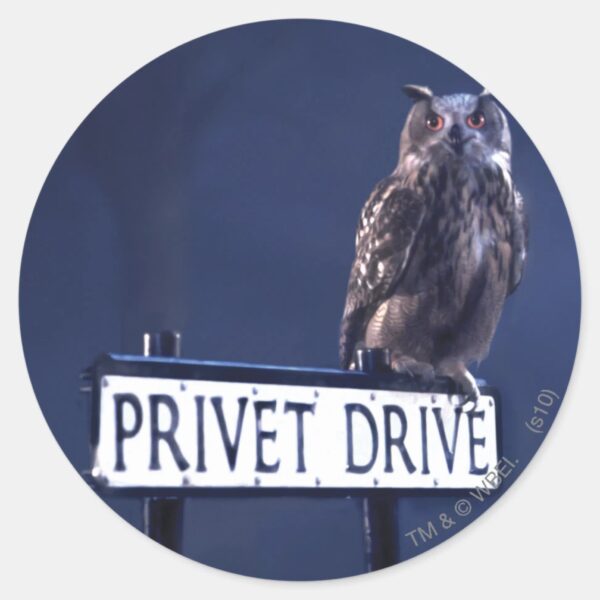 Privet_Drive_Classic_Round_Sticker_1 Privet Drive Classic Round Sticker
