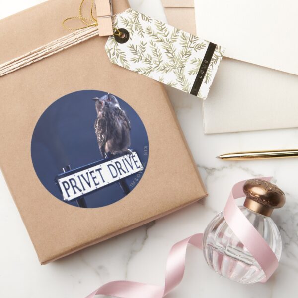 Privet_Drive_Classic_Round_Sticker_5 Privet Drive Classic Round Sticker