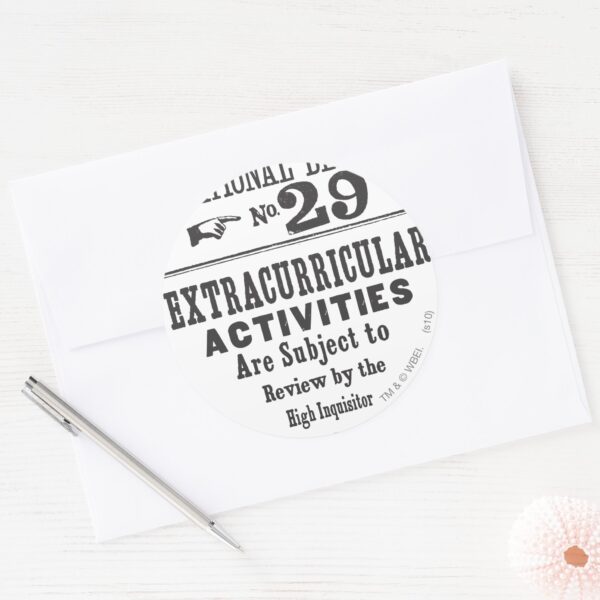 Proclamation_29_classic_round_sticker_3 Proclamation 29 Classic Round Sticker