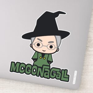 Professor_McGonagall_Cartoon_Character_Art_Sticker_1 Professor McGonagall Cartoon Character Art Sticker