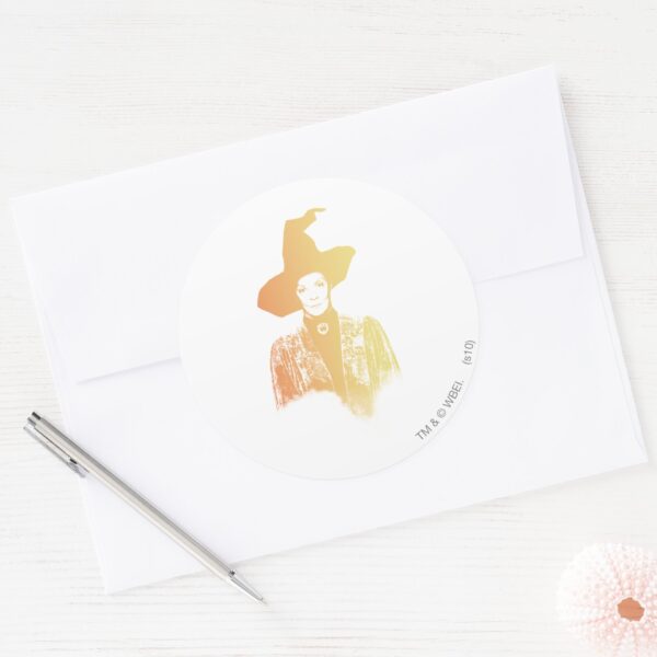 Professor_Minerva_McGonagall_Classic_Round_Sticker_3 Professor Minerva McGonagall Classic Round Sticker