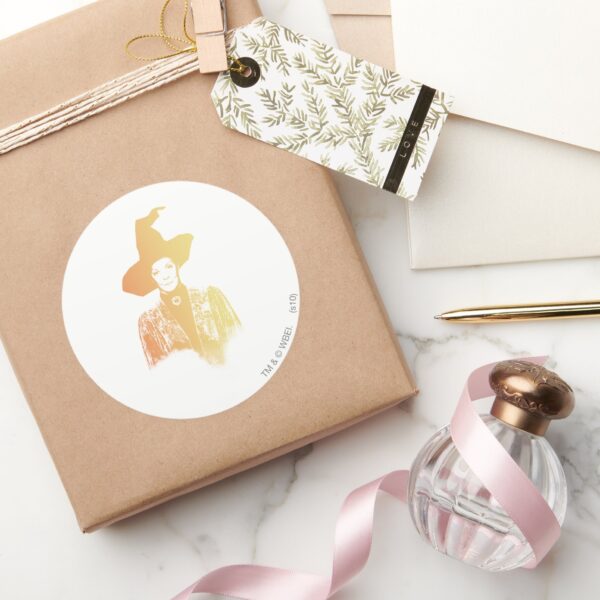 Professor_Minerva_McGonagall_Classic_Round_Sticker_5 Professor Minerva McGonagall Classic Round Sticker