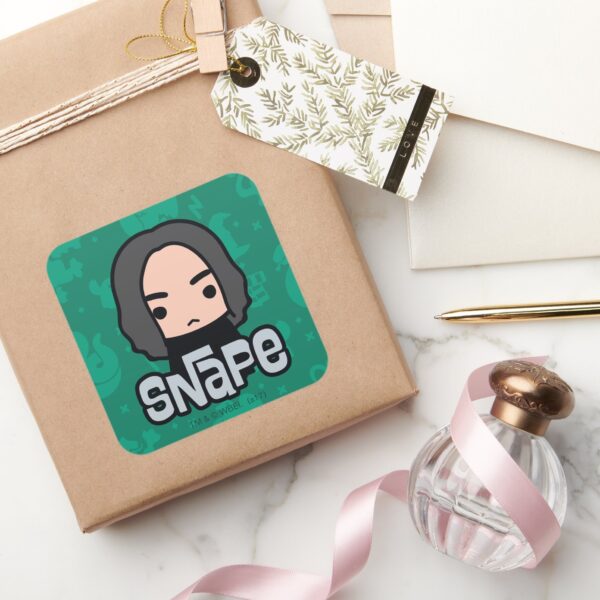 Professor_Snape_Cartoon_Character_Art_Square_Sticker_5 Professor Snape Cartoon Character Art Square Sticker