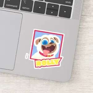 Puppy Dog Pals Cartoon Rolly Sticker