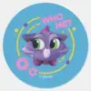 Puppy Dog Pals Hissy Who Me Classic Round Sticker