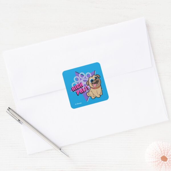 Puppy_Dog_Pals___Rolly_-_High_Paw_Square_Sticker_3 Puppy Dog Pals Rolly High Paw Square Sticker