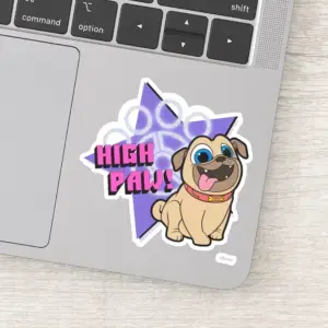 Puppy Dog Pals Rolly High Paw Sticker