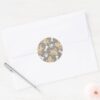 Puppy Scooby Doo Bone Paw Print Pattern Classic Round Sticker