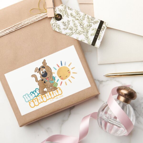 Puppy_Scooby-Doo__Hello_Sunshine__Rectangular_Sticker_4 Puppy Scooby Doo Hello Sunshine Rectangular Sticker