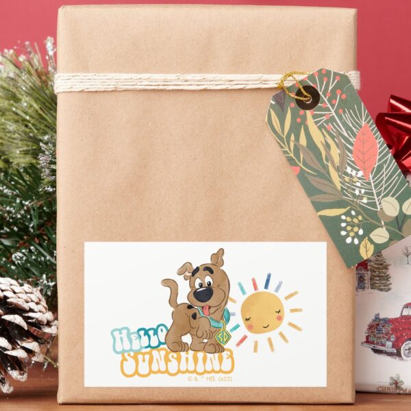Puppy_Scooby-Doo__Hello_Sunshine__Rectangular_Sticker_5 Puppy Scooby Doo Hello Sunshine Rectangular Sticker