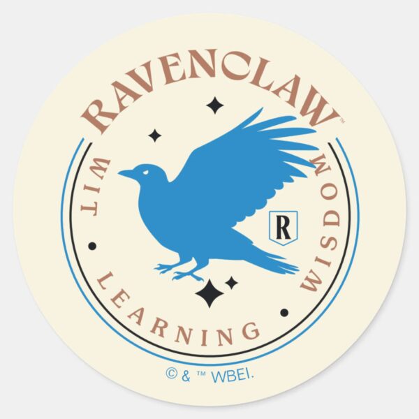 RAVENCLAW™_Blue_Eagle_House_Pride_Badge_Classic_Round_Sticker_1 RAVENCLAW™ Blue Eagle House Pride Badge Classic Round Sticker