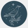 RAVENCLAW™_Constellation_Graphic_Classic_Round_Sticker_1 RAVENCLAW™ Constellation Graphic Classic Round Sticker