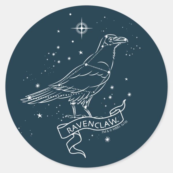 RAVENCLAW™_Constellation_Graphic_Classic_Round_Sticker_1 RAVENCLAW™ Constellation Graphic Classic Round Sticker