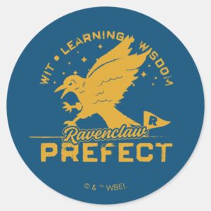 RAVENCLAW™ Prefect Badge Classic Round Sticker