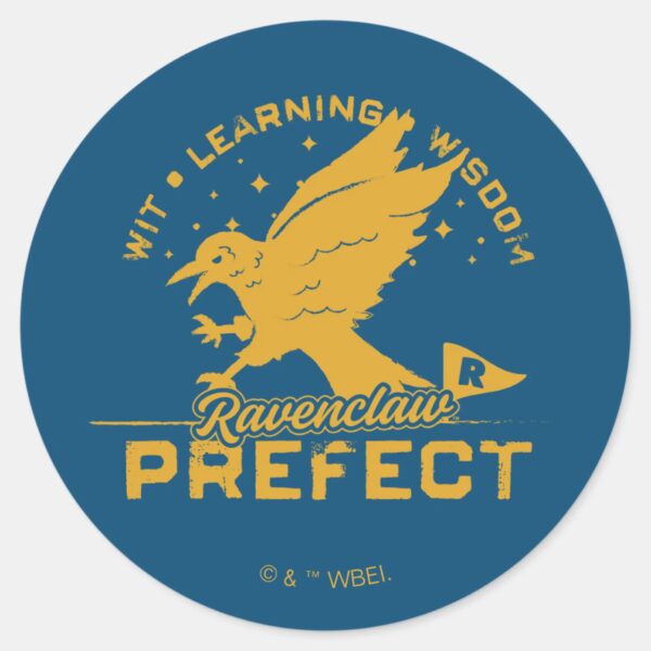 RAVENCLAW™_Prefect_Badge_Classic_Round_Sticker_1 RAVENCLAW™ Prefect Badge Classic Round Sticker