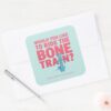 RICK AND MORTY™ Anatomy Park Bone Train Square Sticker