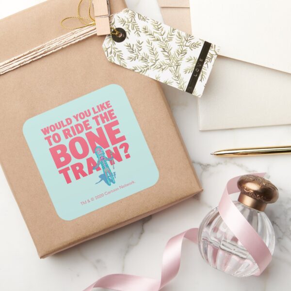 RICK_AND_MORTY™___Anatomy_Park_-_Bone_Train_Square_Sticker_5 RICK AND MORTY™ Anatomy Park Bone Train Square Sticker