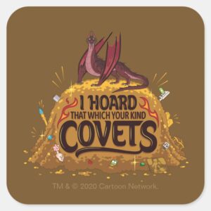 RICK AND MORTY™ Balthromaws Hoard Square Sticker