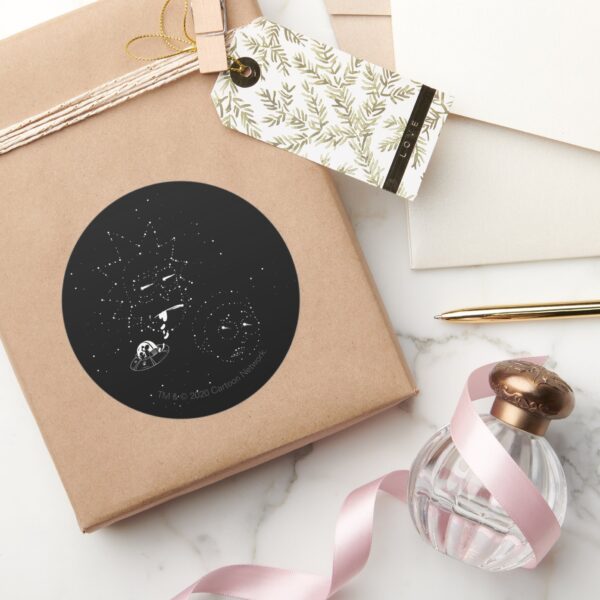 RICK_AND_MORTY™___Constellations_Classic_Round_Sticker_5 RICK AND MORTY™ Constellations Classic Round Sticker