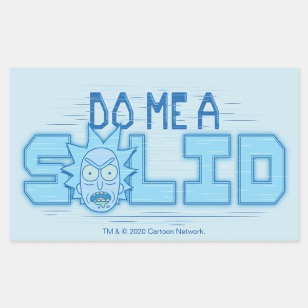 RICK_AND_MORTY™___Do_Me_A_Solid_Rectangular_Sticker_1 RICK AND MORTY™ Do Me A Solid Rectangular Sticker