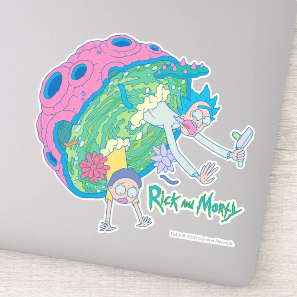 RICK_AND_MORTY™___Falling_From_Infected_Portal_Sticker_9 RICK AND MORTY™ Falling From Infected Portal Sticker