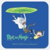 RICK AND MORTY™ Falling Out Of Portal Square Sticker