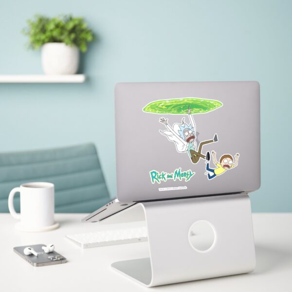 RICK_AND_MORTY™___Falling_Out_Of_Portal_Sticker_3 RICK AND MORTY™ Falling Out Of Portal Sticker