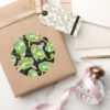 RICK AND MORTY™ Falling Through Portals Pattern Classic Round Sticker