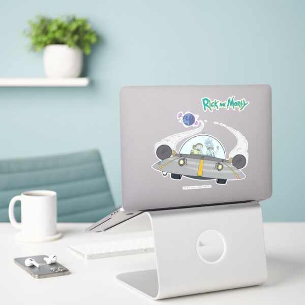 RICK_AND_MORTY™___Flying_Off_In_Space_Ship_Sticker_3 RICK AND MORTY™ Flying Off In Space Ship Sticker