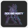 RICK AND MORTY™ Glitched Rick And Morty Square Sticker