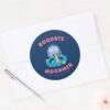 RICK AND MORTY™ Goodbye Moonmen Classic Round Sticker