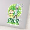 RICK AND MORTY™ Green Splash Sticker