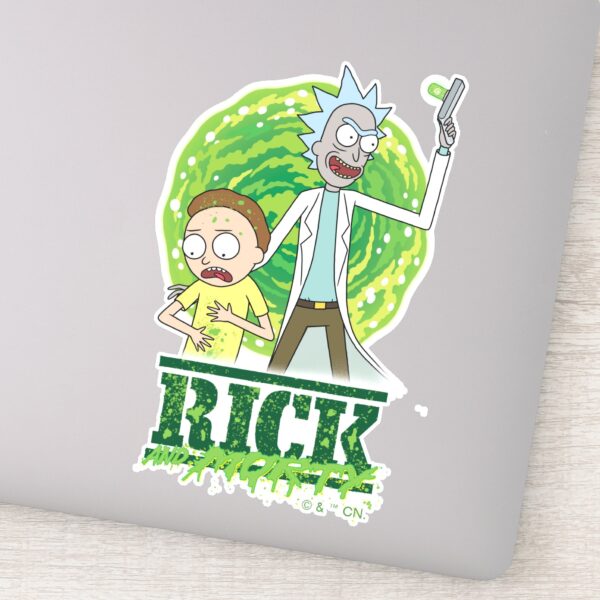 RICK_AND_MORTY™___Green_Splash_Sticker_9 RICK AND MORTY™ Green Splash Sticker