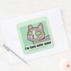 RICK AND MORTY™ Im From Outer Space Square Sticker
