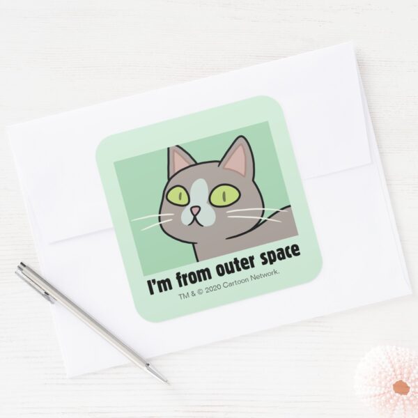 RICK_AND_MORTY™___I'm_From_Outer_Space_Square_Sticker_3 RICK AND MORTY™ Im From Outer Space Square Sticker