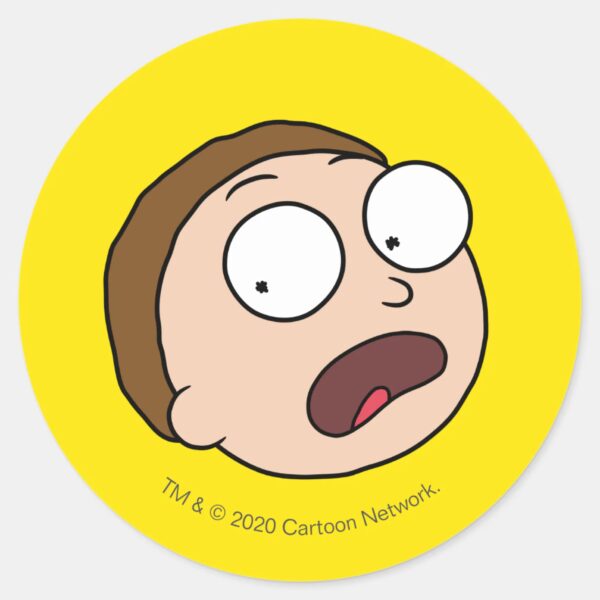 RICK_AND_MORTY™___Morty's_Moods_Classic_Round_Sticker_1 RICK AND MORTY™ Mortys Moods Classic Round Sticker