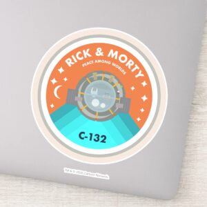 RICK AND MORTY™ Outer Space Patches Pattern Sticker