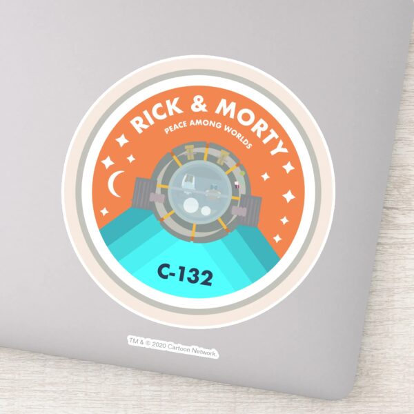 RICK_AND_MORTY™___Outer_Space_Patches_Pattern_Sticker_9 RICK AND MORTY™ Outer Space Patches Pattern Sticker