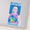 RICK AND MORTY™ Respect Your Gears Sticker