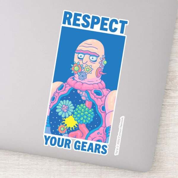 RICK_AND_MORTY™___Respect_Your_Gears_Sticker_9 RICK AND MORTY™ Respect Your Gears Sticker