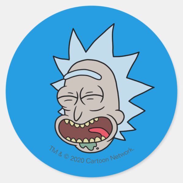 RICK_AND_MORTY™___Rick's_Moods_Classic_Round_Sticker_1 RICK AND MORTY™ Ricks Moods Classic Round Sticker