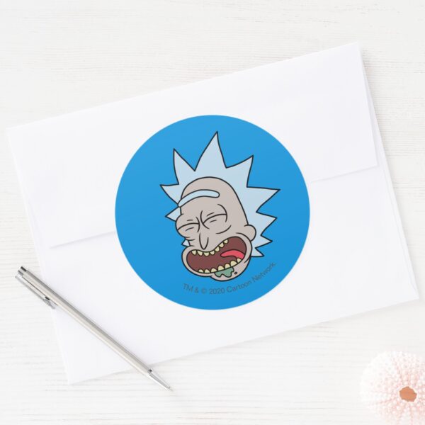 RICK_AND_MORTY™___Rick's_Moods_Classic_Round_Sticker_3 RICK AND MORTY™ Ricks Moods Classic Round Sticker