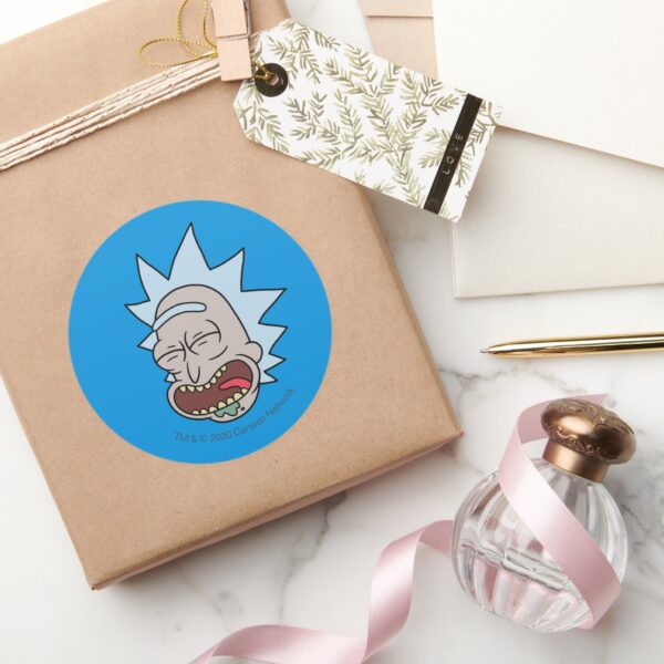 RICK_AND_MORTY™___Rick's_Moods_Classic_Round_Sticker_5 RICK AND MORTY™ Ricks Moods Classic Round Sticker